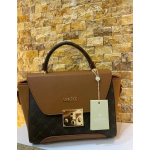 Armine Kahve Noktalı Bayan Çanta