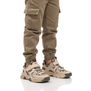 Pepino Krem Cırtlı Hafif Esnek Erkek Çocuk Spor Ayakkabı 2021