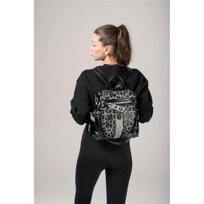 Poge Gri Cilt Kol Ve Sırt Çantası