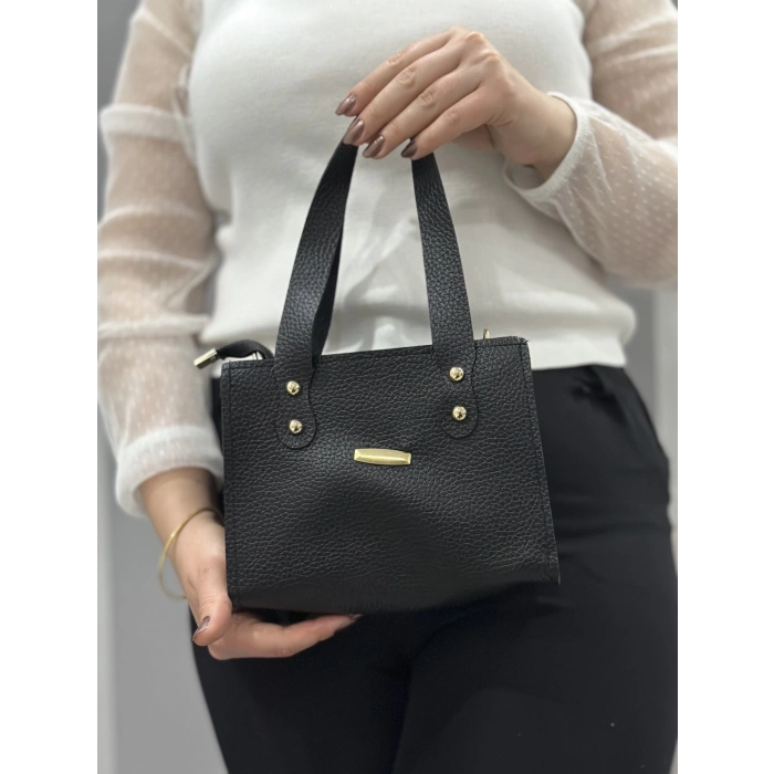 Siyah cilt limoe çanta