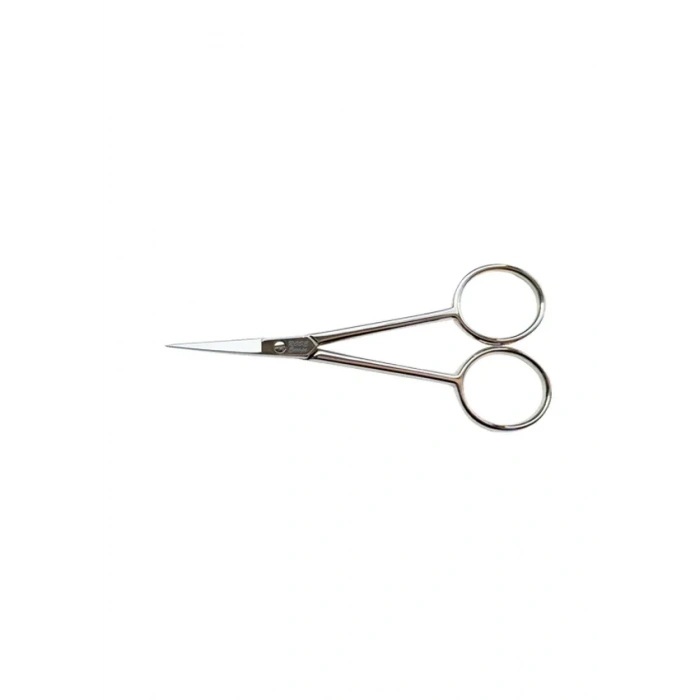 009-400 Ayrık Saplı Nakış Makası No: 4 İnç / 10,16 Cm - Nikel Kaplama