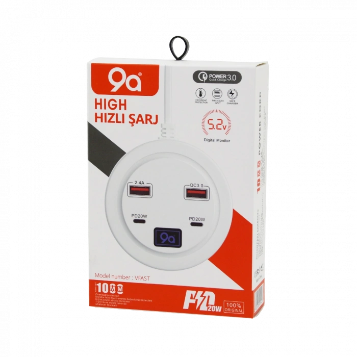 4lü Hızlı Şarj Adaptör Seti PD 20W Type-C & QC3.0 USB