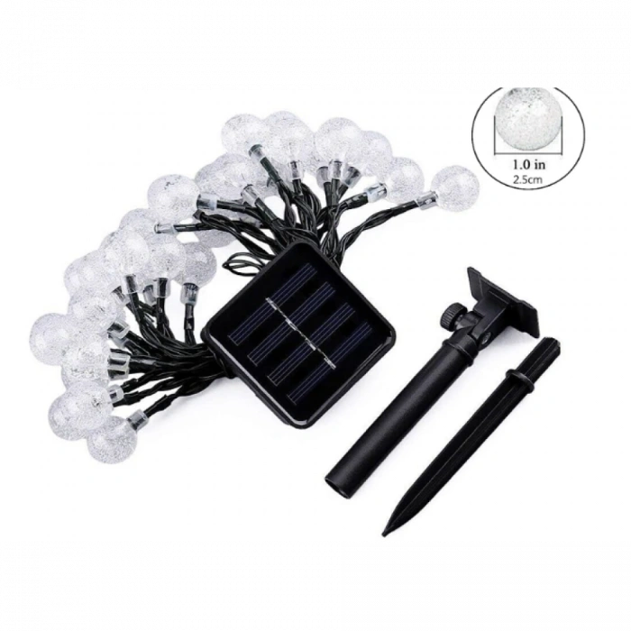 7m 50 Led Rgb Solar