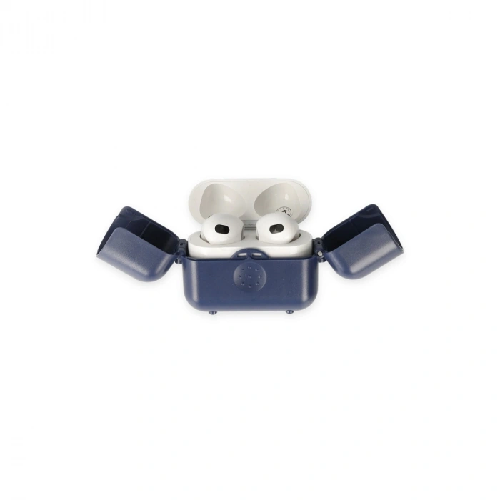 Apple Airpods 3 (3.nesil) Basmalı Kılıf - Lacivert