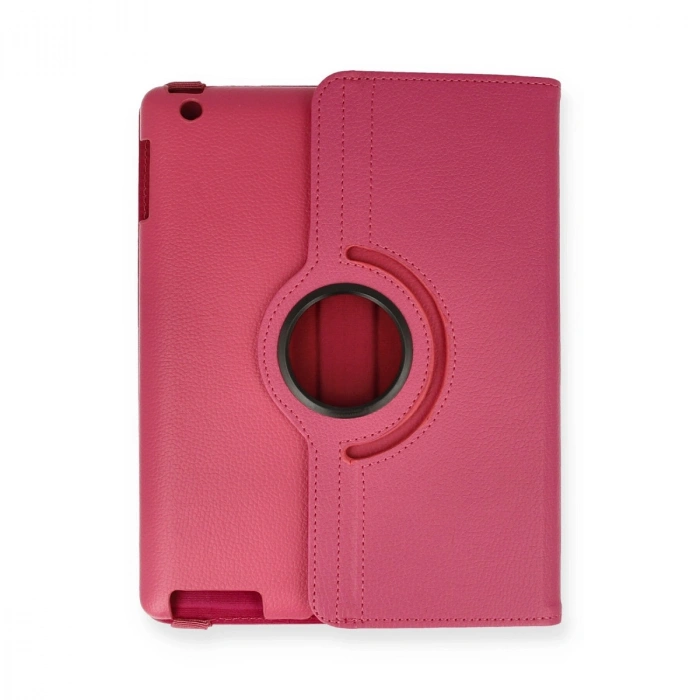 Apple İpad 4 9.7 Kılıf 360 Tablet Deri Kılıf - Pembe