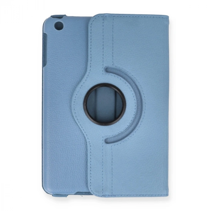 Apple İpad Mini 1 Kılıf 360 Tablet Deri Kılıf - Turkuaz