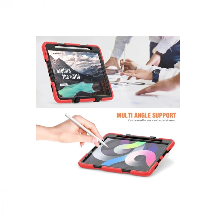 Apple İpad Pro 11 (2020) Kılıf Griffin Tablet Kapak - Kırmızı