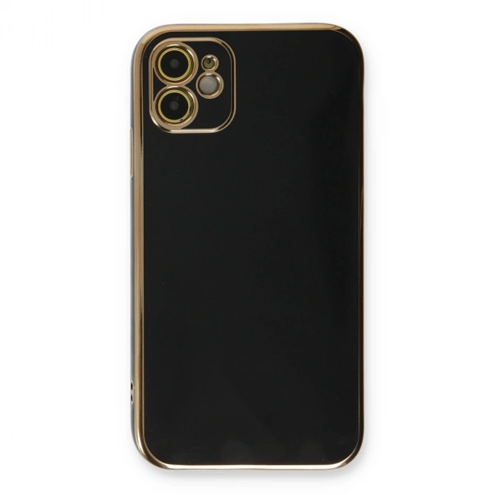 Apple İphone 11 Kılıf Volet Silikon - Siyah