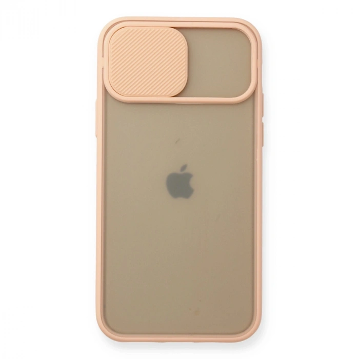 Apple İphone 11 Pro Kılıf Palm Buzlu Kamera Sürgülü Silikon - Pembe
