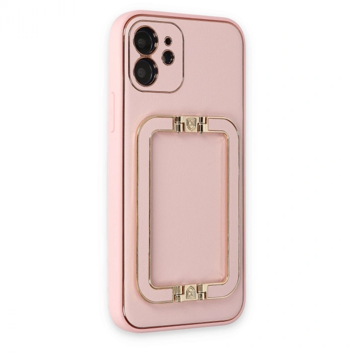 Apple İphone 12 Kılıf Coco Elit Kapak - Pembe