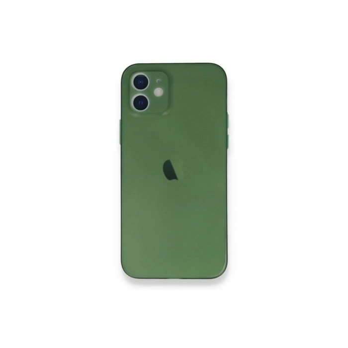 Apple İphone 12 Mini Kılıf Pp Ultra İnce Kapak - Yeşil
