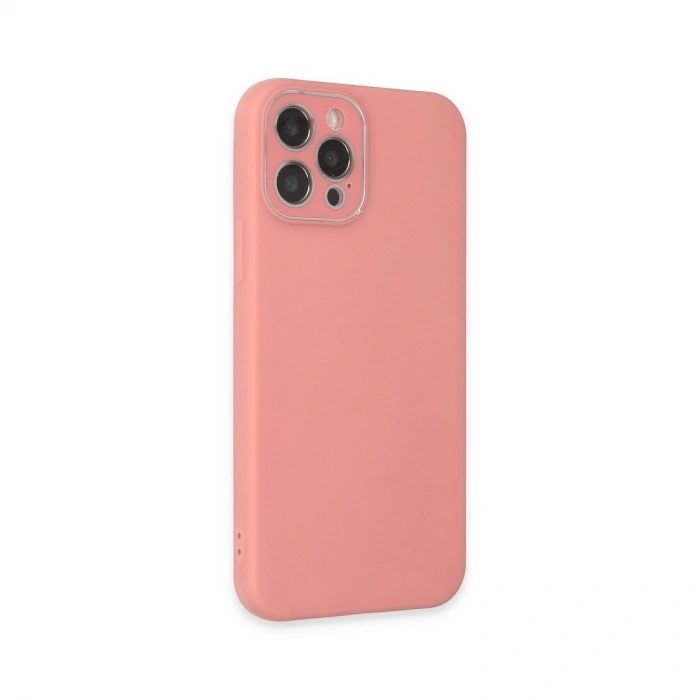 Apple İphone 12 Pro Kılıf Lansman Glass Kapak - Pembe