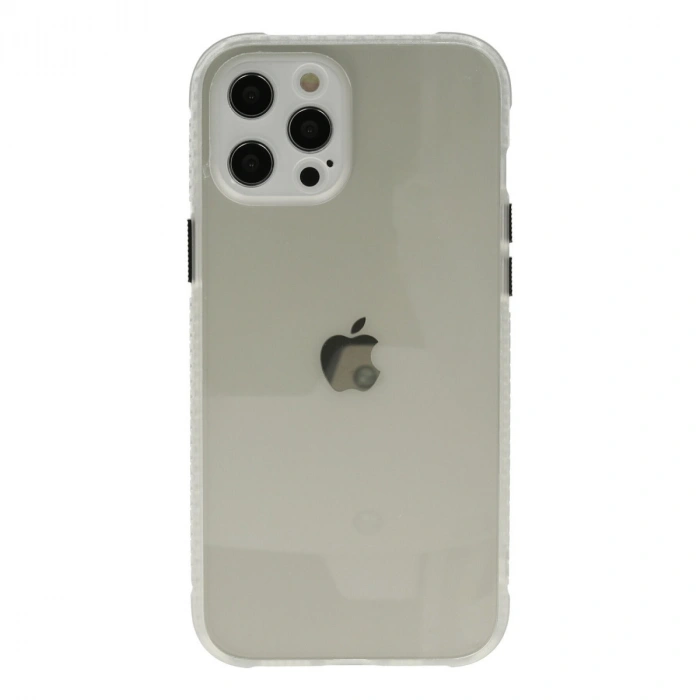 Apple İphone 12 Pro Kılıf Miami Şeffaf Silikon - Şeffaf