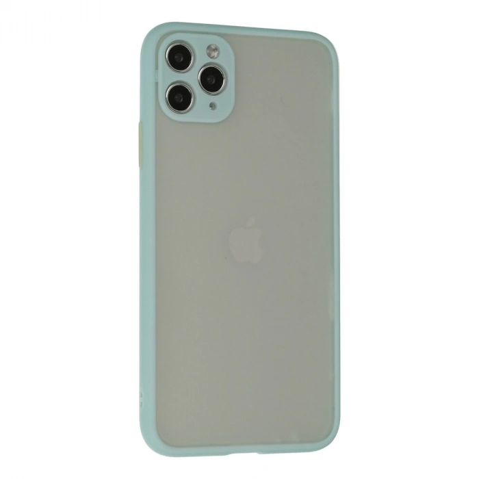 Apple İphone 12 Pro Kılıf Montreal Silikon Kapak - Turkuaz