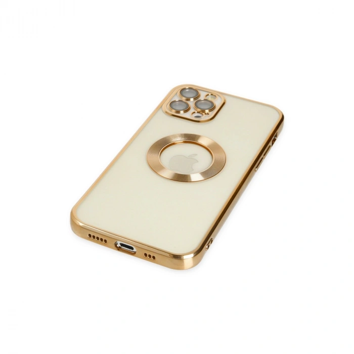 Apple İphone 12 Pro Kılıf Slot Silikon - Gold