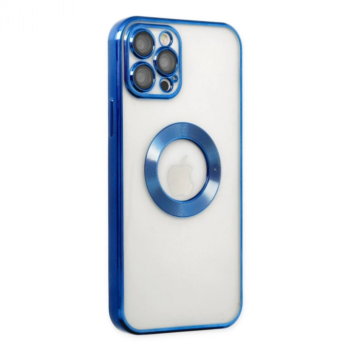 Apple İphone 12 Pro Kılıf Slot Silikon - Mavi