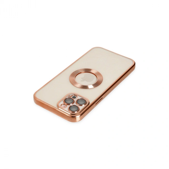 Apple İphone 12 Pro Kılıf Slot Silikon - Rose Gold