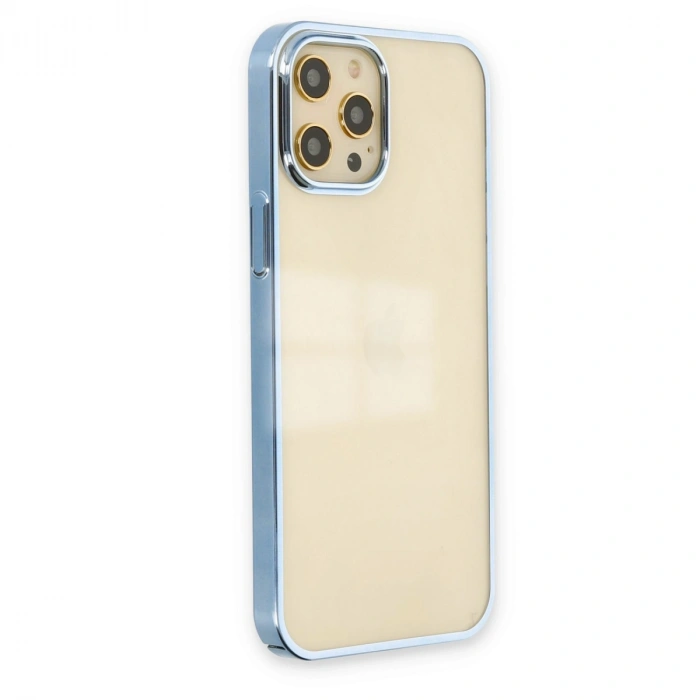 Apple İphone 12 Pro Max Kılıf Element Silikon - Mavi