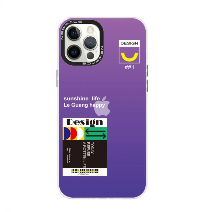 Apple İphone 12 Pro Max Kılıf Estoril Desenli Kapak - Estoril - 4