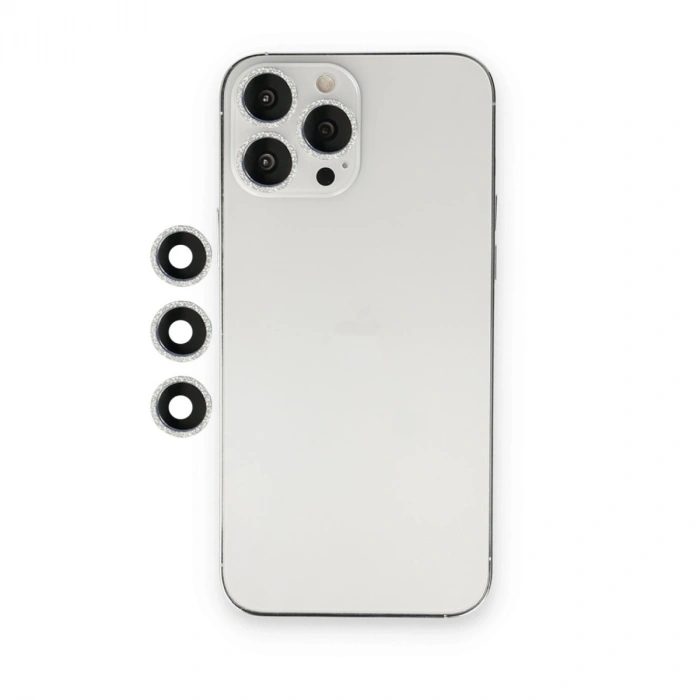 Apple İphone 12 Pro Shine Kamera Lens - Gümüş