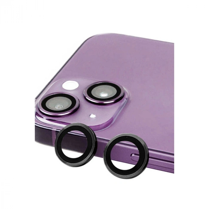 Apple İphone 13 Mini Raze Metal Kamera Lens - Siyah