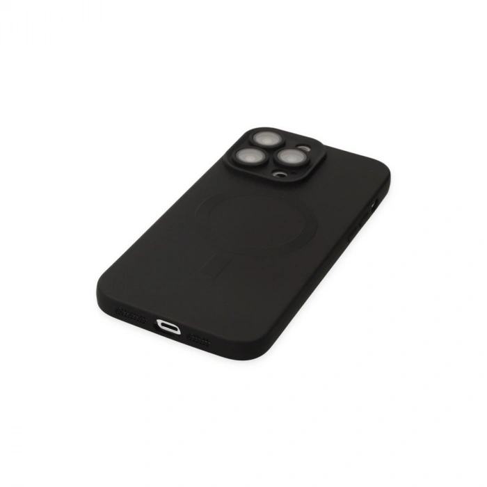 Apple İphone 13 Pro Kılıf Moshi Lens Magneticsafe Silikon - Siyah