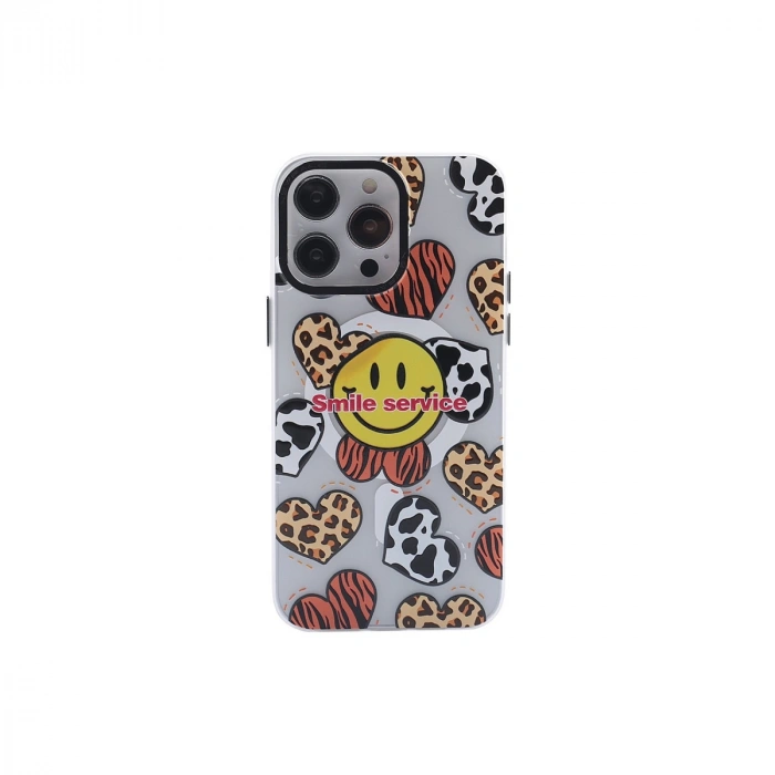 Apple İphone 13 Pro Max Kılıf Apollo Magneticsafe Desenli Kapak - Apollo Şeffaf - 2