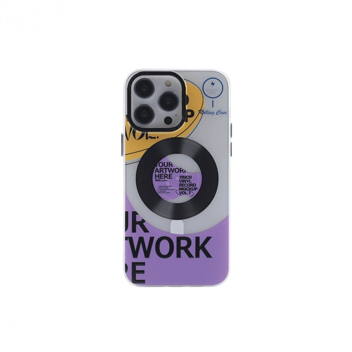 Apple İphone 13 Pro Max Kılıf Apollo Magneticsafe Desenli Kapak - Apollo Şeffaf - 6