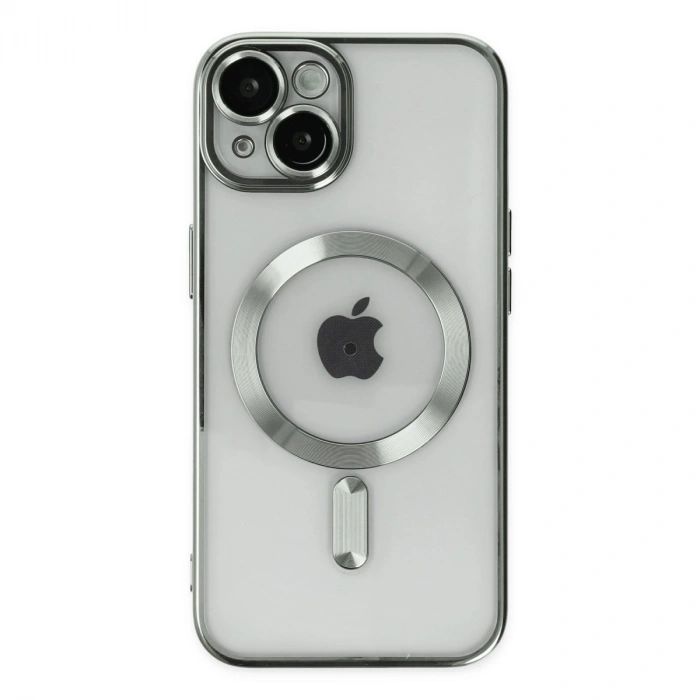 Apple İphone 14 Kılıf Kross Magneticsafe Kapak - Gümüş