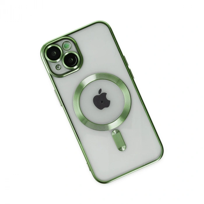 Apple İphone 14 Plus Kılıf Kross Magneticsafe Kapak - Koyu Yeşil
