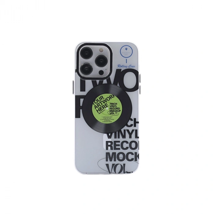 Apple İphone 14 Pro Kılıf Apollo Magneticsafe Desenli Kapak - Apollo Şeffaf - 5
