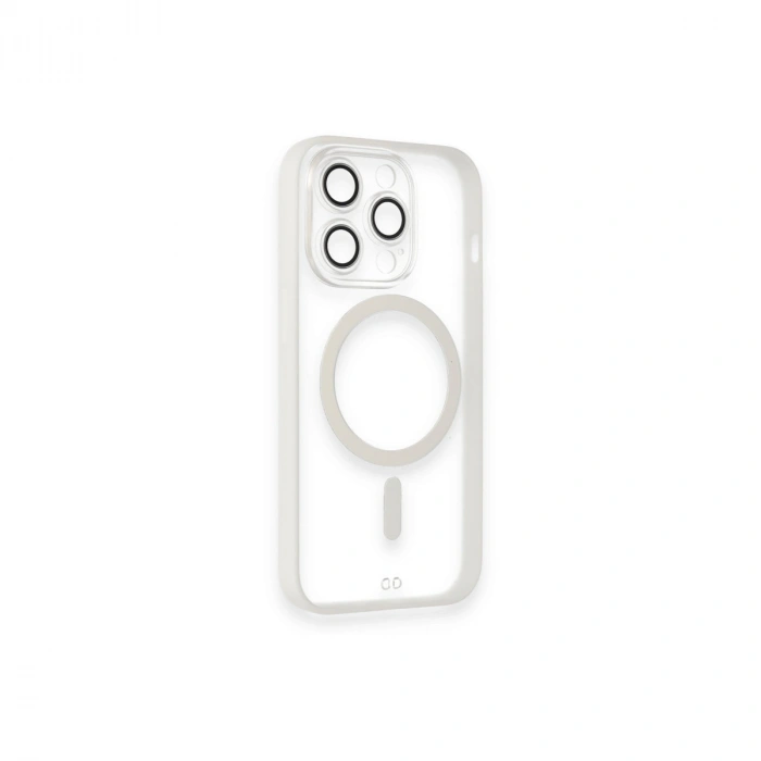 Apple İphone 14 Pro Kılıf Grand Magneticsafe Kapak - Beyaz