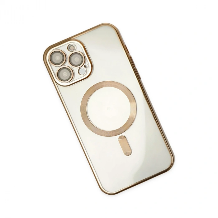 Apple İphone 14 Pro Kılıf Kross Magneticsafe Kapak - Gold