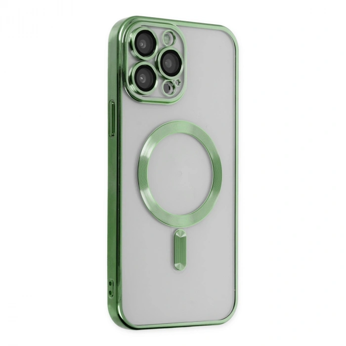 Apple İphone 14 Pro Kılıf Kross Magneticsafe Kapak - Koyu Yeşil