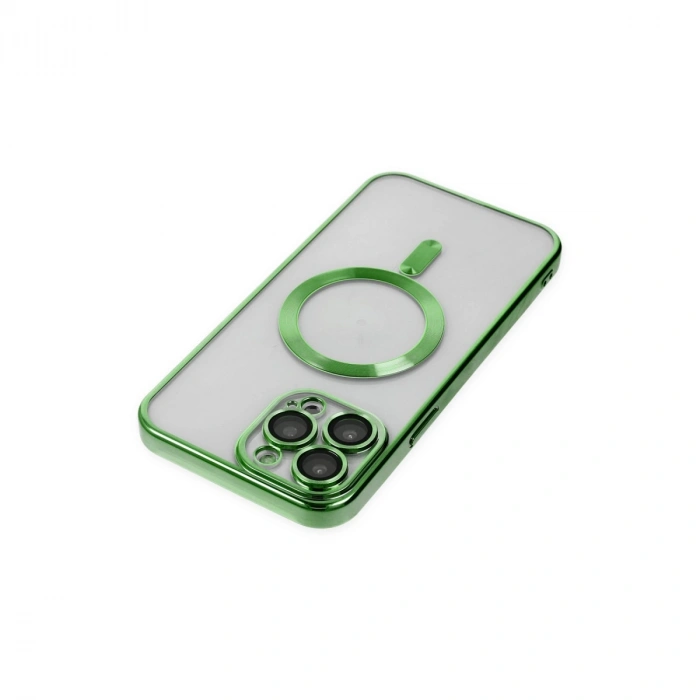 Apple İphone 14 Pro Kılıf Kross Magneticsafe Kapak - Koyu Yeşil