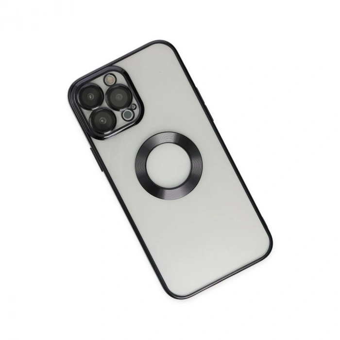 Apple İphone 14 Pro Kılıf Slot Silikon - Siyah