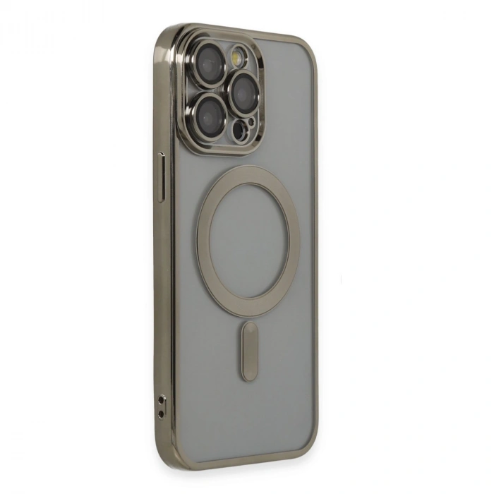 Apple İphone 14 Pro Max Kılıf Kross Magneticsafe Kapak - Titan Gri
