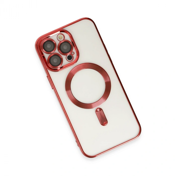 Apple İphone 15 Pro Kılıf Kross Magneticsafe Kapak - Kırmızı