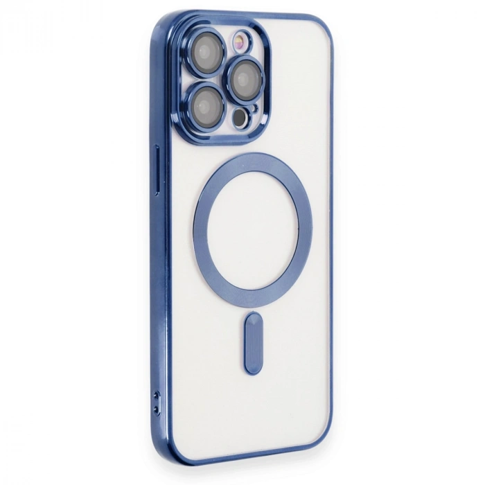 Apple İphone 15 Pro Kılıf Kross Magneticsafe Kapak - Lacivert