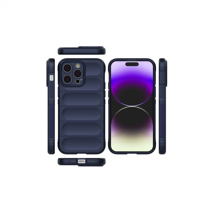 Apple İphone 15 Pro Max Kılıf Optimum Silikon - Lacivert