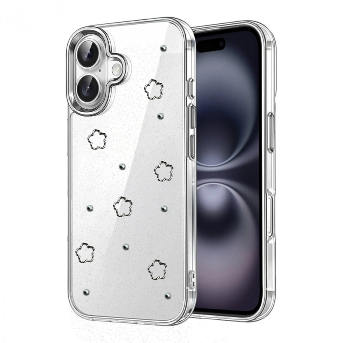 Apple İphone 16 Fiyonk Desenli Kapak - Desen 2