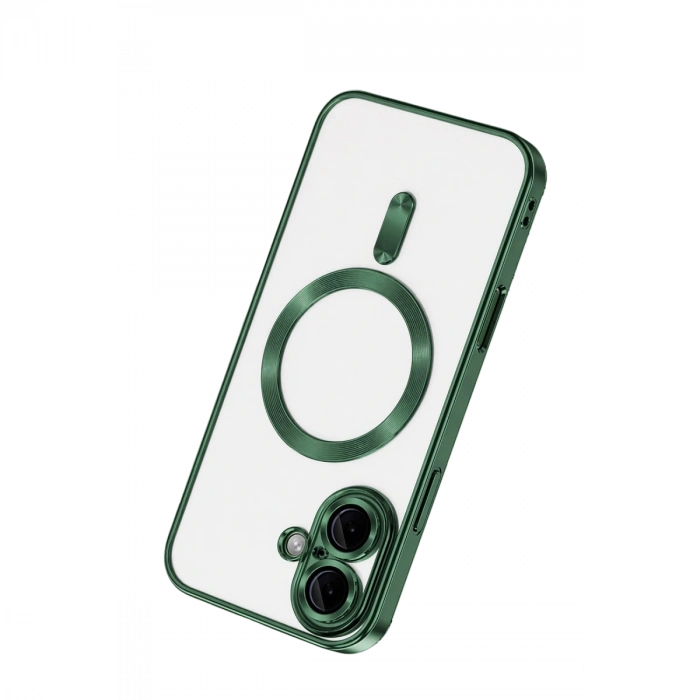 Apple İphone 16 Kılıf Kross Magneticsafe Kapak - Koyu Yeşil