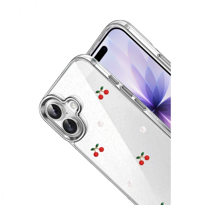 Apple İphone 16 Plus Fiyonk Desenli Kapak - Desen 9