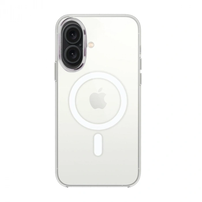 Apple İphone 16 Plus Kılıf Pc Real Magsafe Kapak - Şeffaf