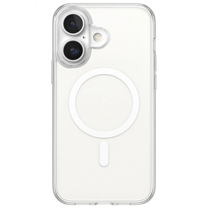 Apple İphone 17 Kılıf Magneticsafe Şeffaf Silikon - Şeffaf