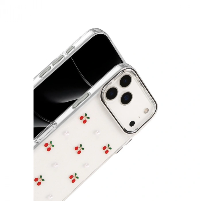 Apple İphone 17 Pro Fiyonk Desenli Kapak - Desen 9
