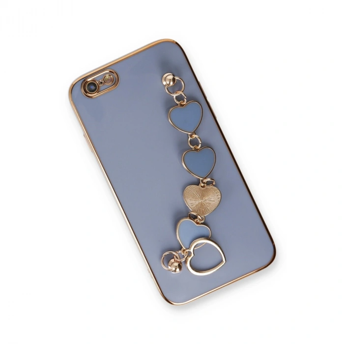 Apple İphone 6 Kılıf Esila Silikon - Gri
