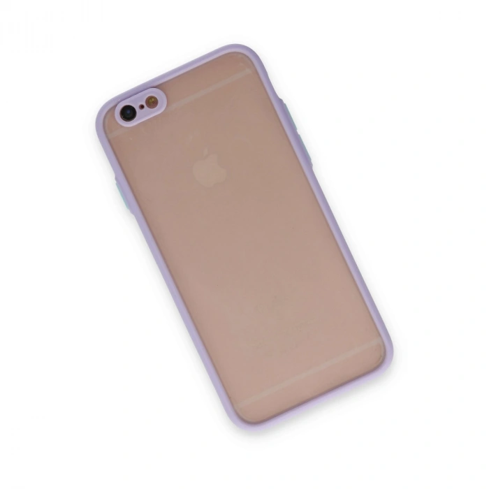 Apple İphone 6 Kılıf Montreal Silikon Kapak - Mor