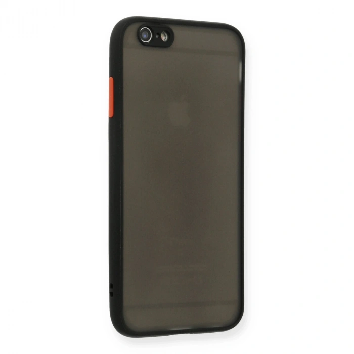 Apple İphone 6 Kılıf Montreal Silikon Kapak - Siyah