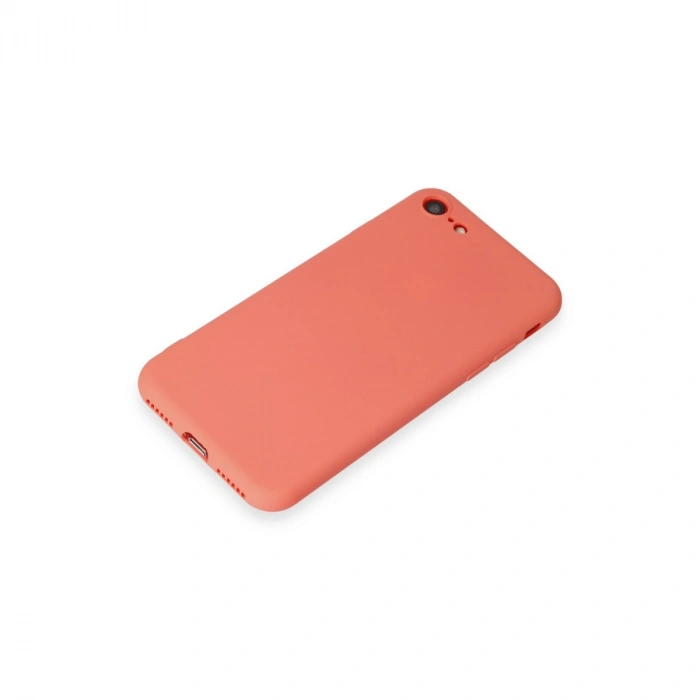 Apple İphone 7 Kılıf First Silikon - Turuncu